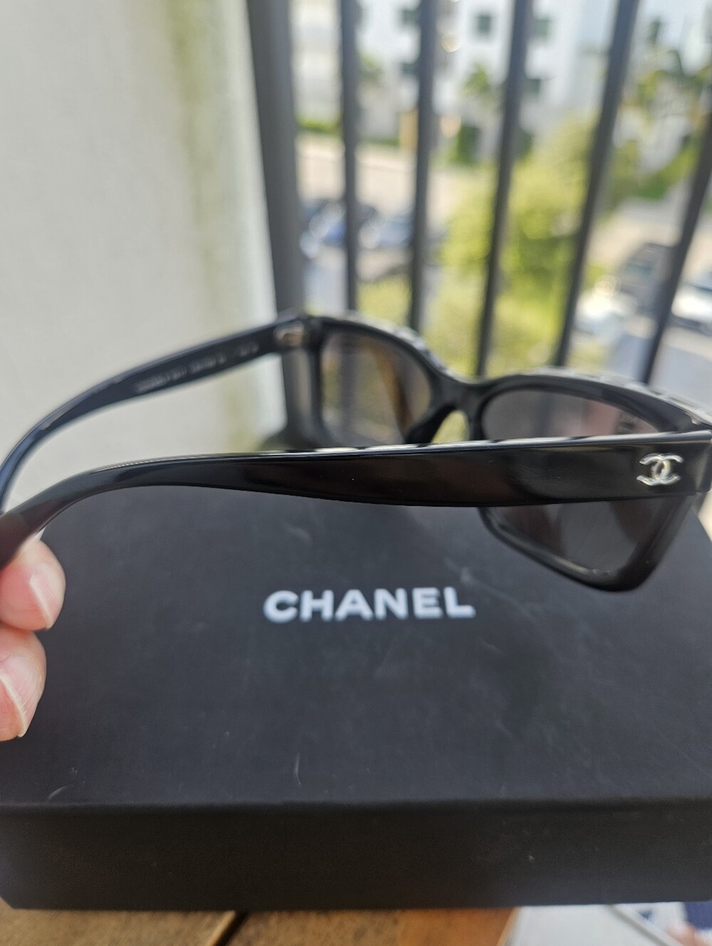 Chanel Black Cat-Eye Sunglasses - Picture 10 of 10